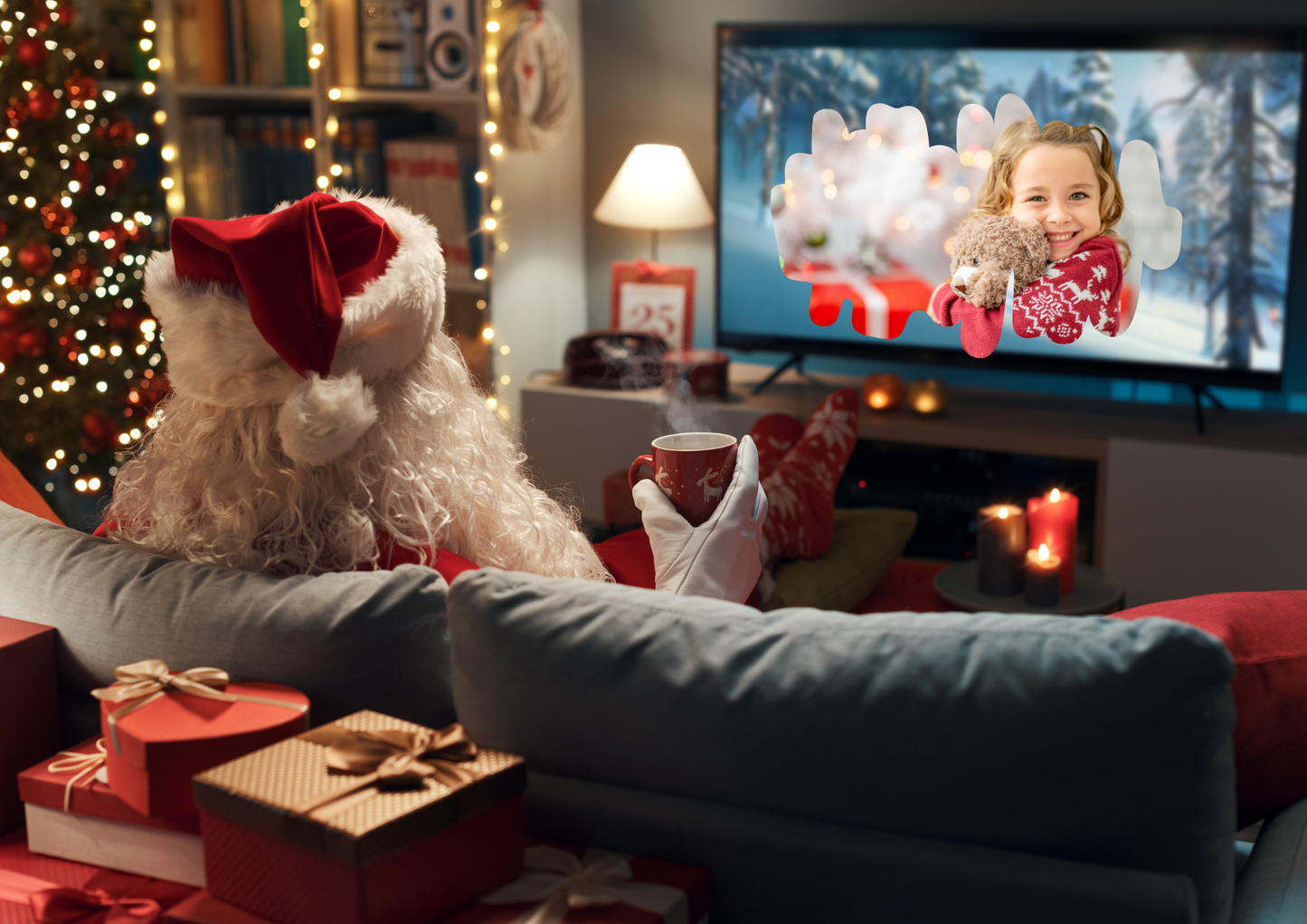 Personalized Christmas Video from Santa - Design 2 + Free Digital Personalized Letter from Santa 🎅🎄⛄