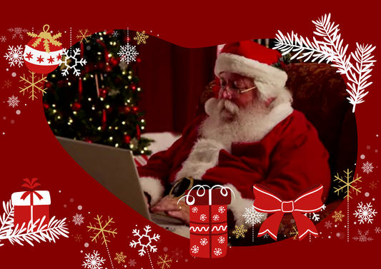 Personalized Christmas Video from Santa - Design 2 + Free Digital Personalized Letter from Santa 🎅🎄⛄