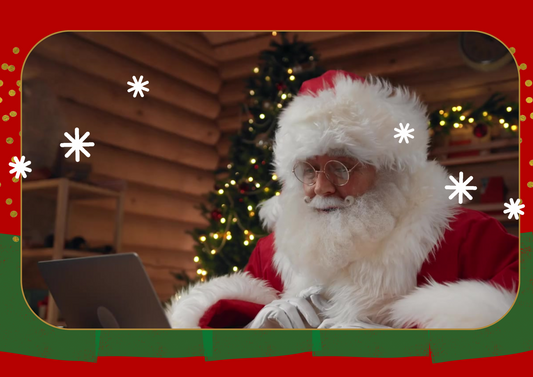 Personalized Christmas Video from Santa - Design 1  + Free Digital Personalized Letter from Santa 🎅🎄